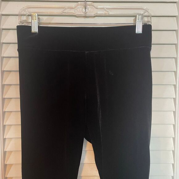 J CREW | black velour skinny pants S - Picture 2 of 7